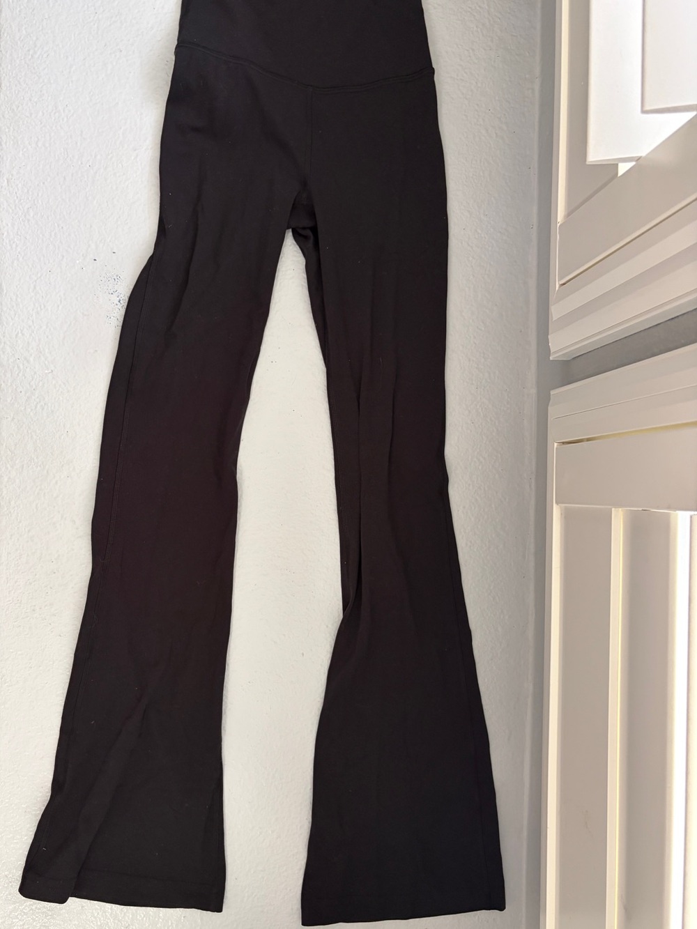 lululemon athletica Black Boot-Cut Yoga Pants
